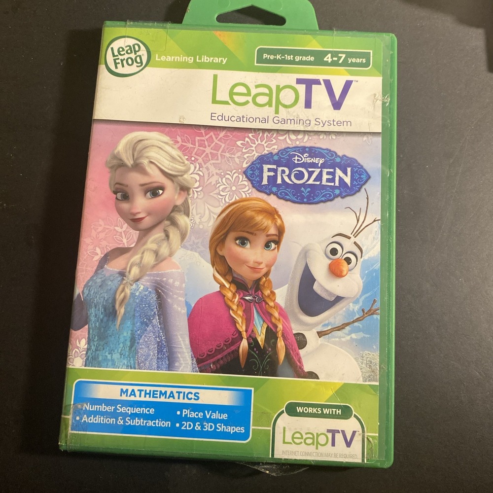 Leap Frog Leap TV Educational Math Game Disney Frozen Mathematics NEW & Sealed !